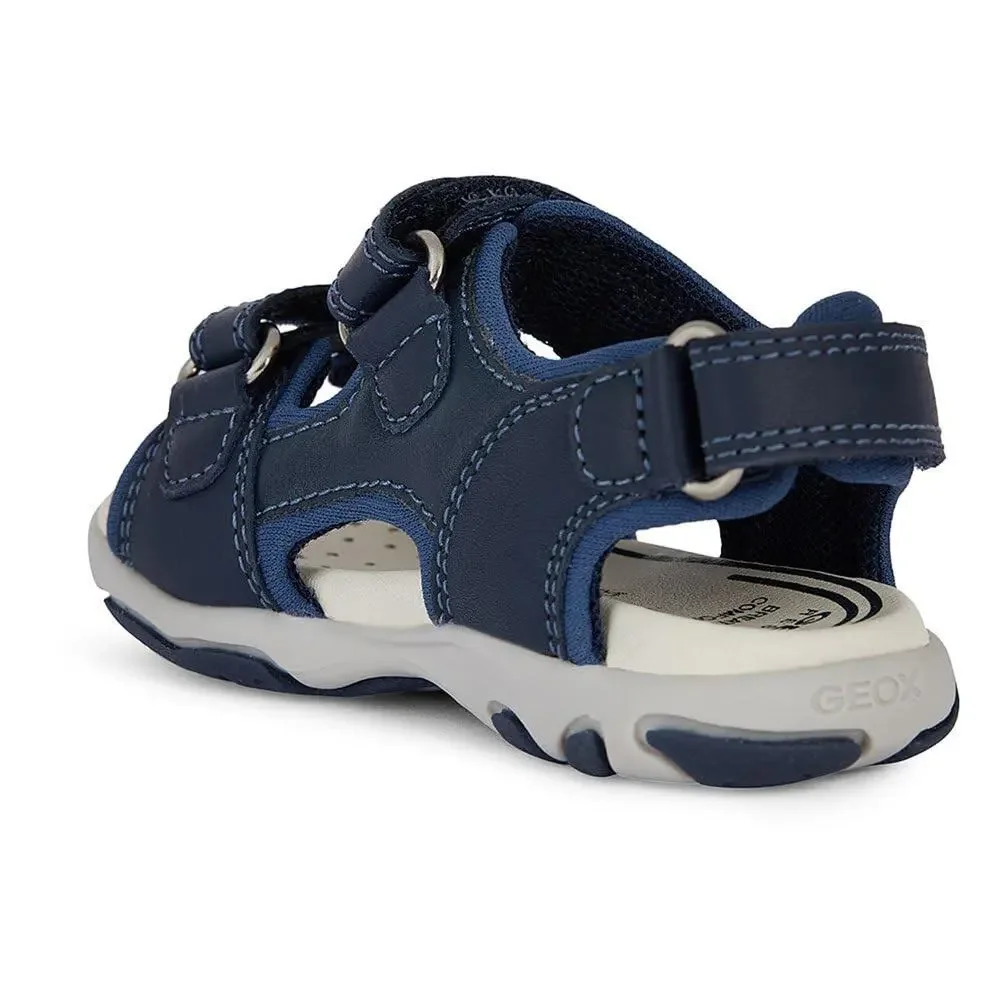 GEOX BOY'S FLAF FEEBO 1 (TODDLER) SANDAL, NAVY, 9